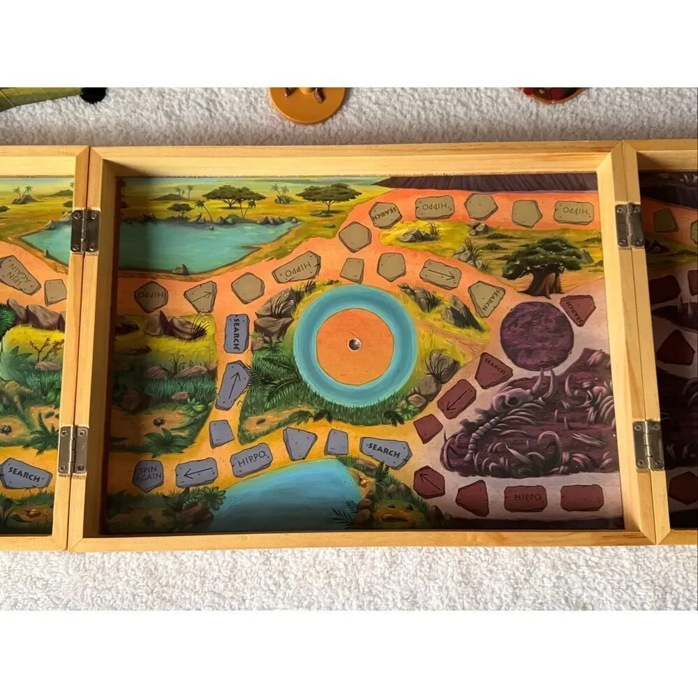 Disney The Lion King Board Game/Wood Retro Edition